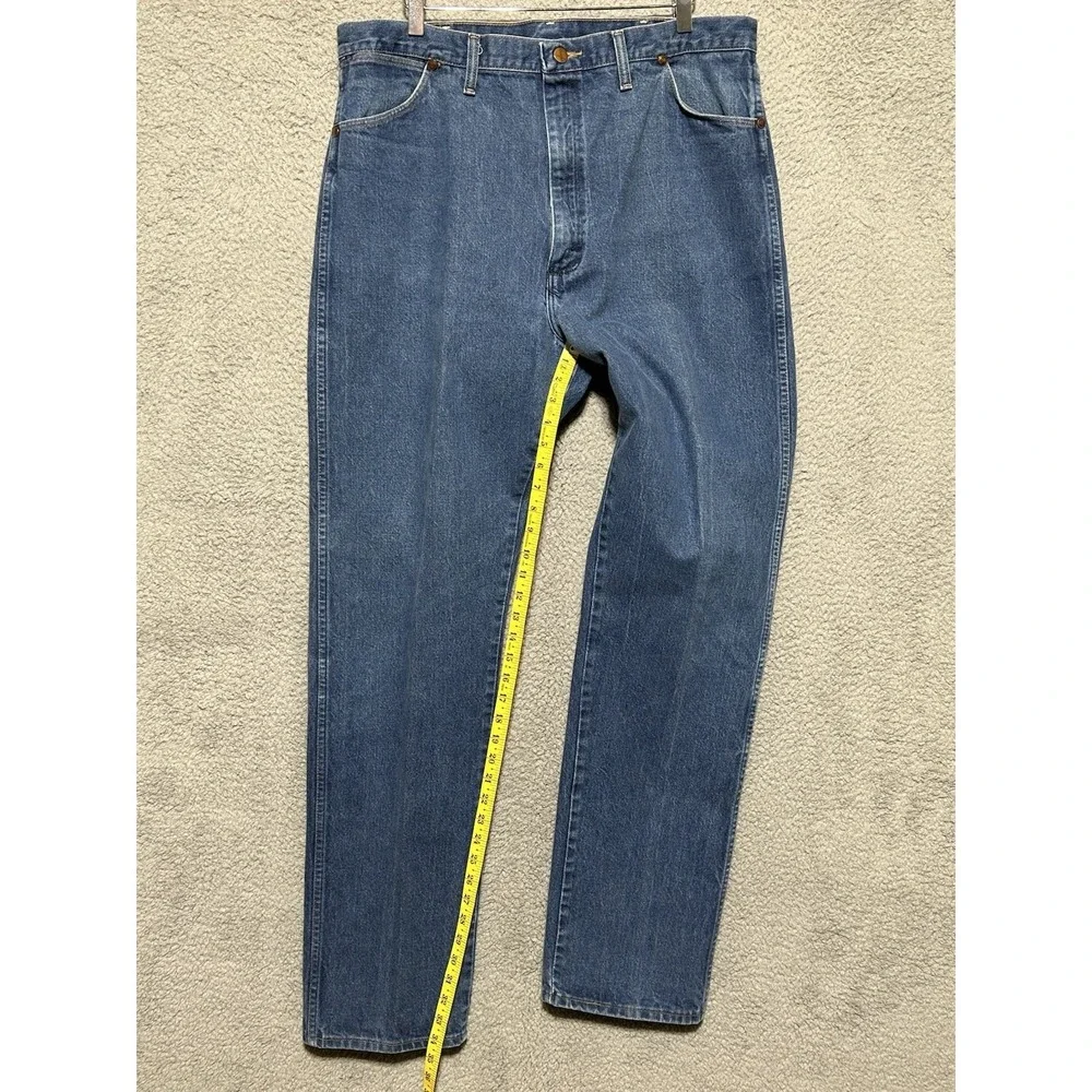 Vintage Wrangler Jeans Mens 40X36‎ Blue 13WMZ Cowboy Cut Heavyweight Denim USA